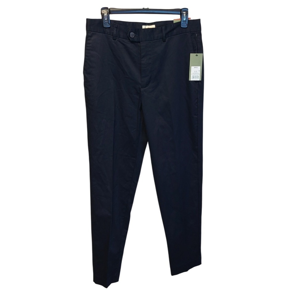 Goodfellow & Co Men's Navy Blue Slim Trouser Tapered Stretch Pants 30x32 NWT